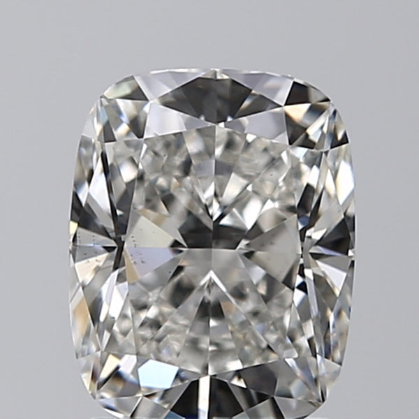 Lab-Grown 1.70 Carat Cushion Modified Brilliant Cut Diamond color G Clarity VS2 With GIA Certificate, precious stones, engagement diamonds