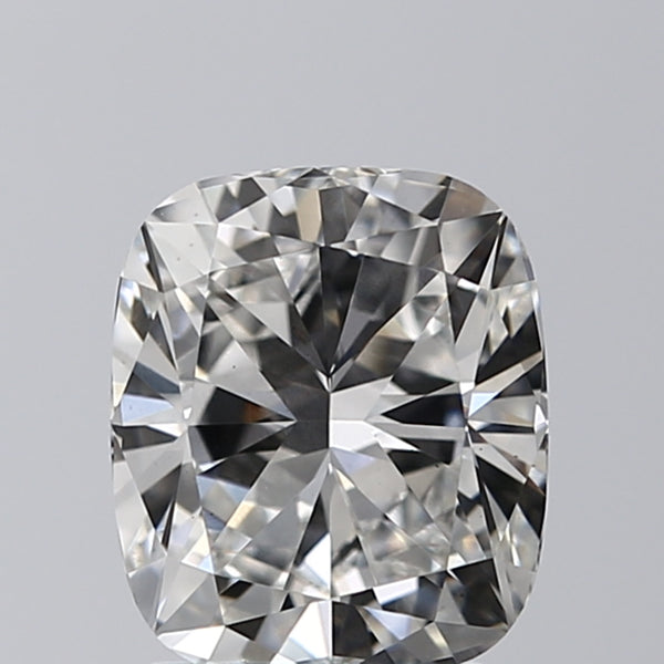 Lab-Grown 2.01 Carat Cushion Modified Brilliant Cut Diamond color G Clarity VS1 With GIA Certificate, precious stones, engagement diamonds