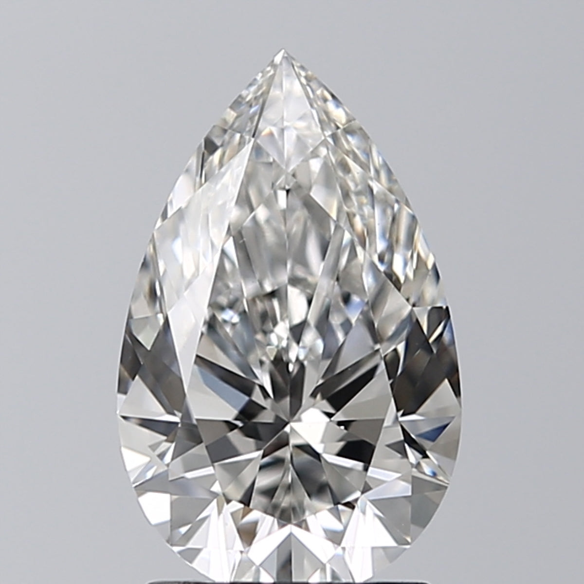 Lab-Grown 1.60 Carat Pear Shape Diamond color G Clarity VVS2 With GIA Certificate, precious stones, engagement diamonds