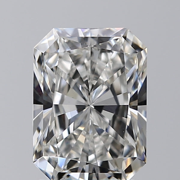 Lab-Grown 2.01 Carat Radiant Cut Diamond color G Clarity VS1 With GIA Certificate, precious stones, engagement diamonds