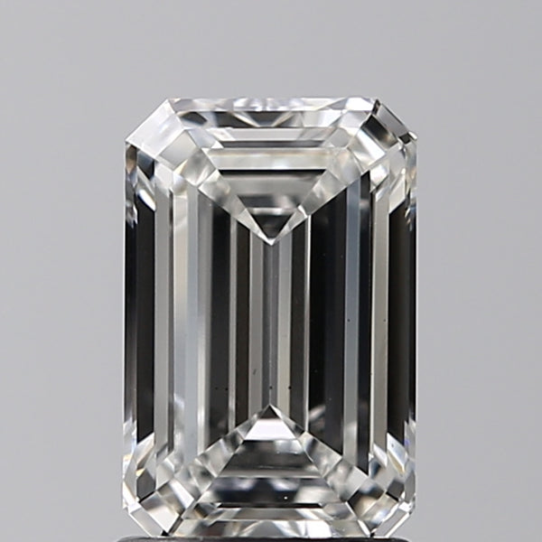 Lab-Grown 1.50 Carat Emerald Cut Diamond color G Clarity VS1 With GIA Certificate, precious stones, engagement diamonds
