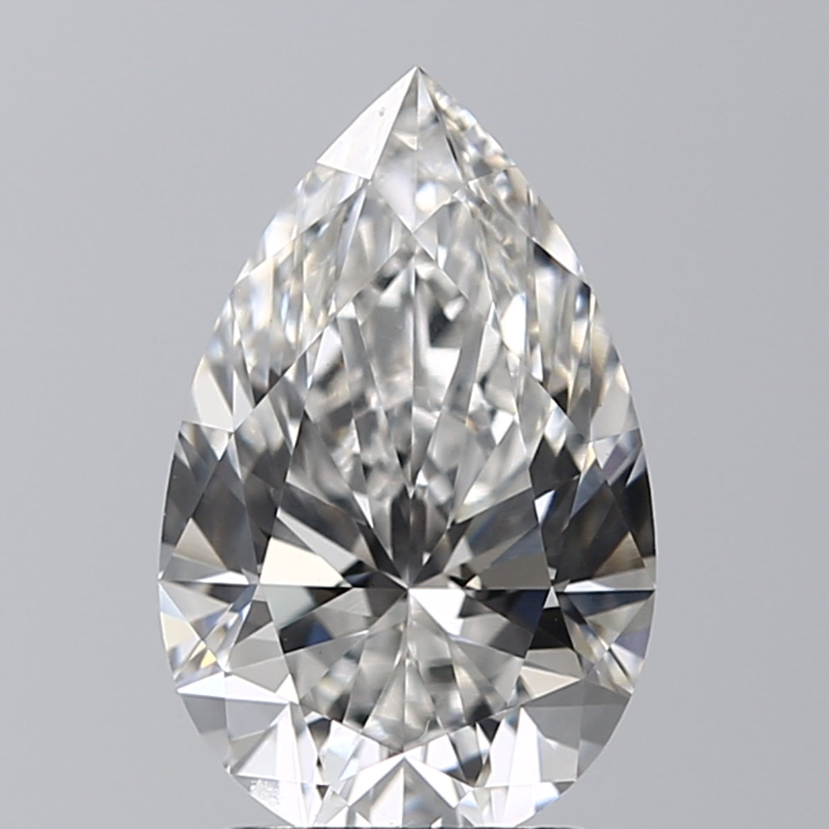 Lab-Grown 2.23 Carat Pear Shape Diamond color G Clarity VVS2 With GIA Certificate, precious stones, engagement diamonds