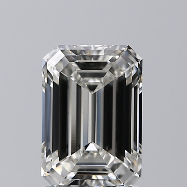 Lab-Grown 1.55 Carat Emerald Cut Diamond color H Clarity VS1 With GIA Certificate, precious stones, engagement diamonds