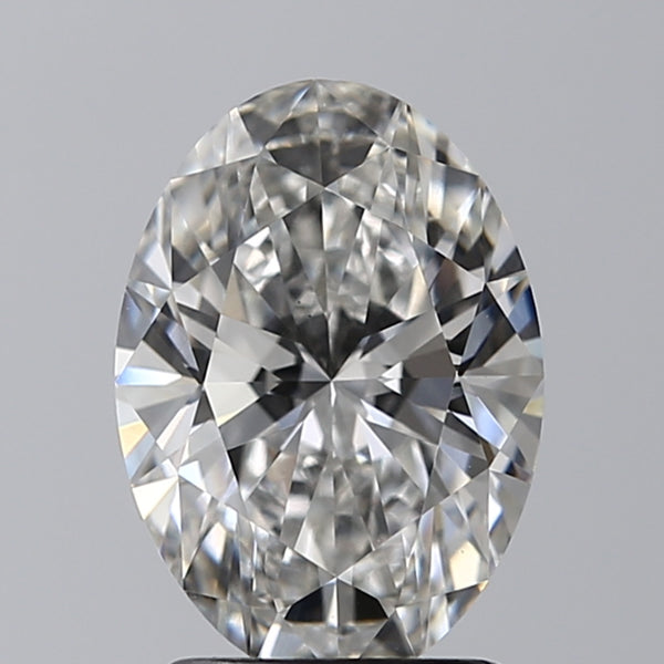 Lab-Grown 2.01 Carat Oval Shape Diamond color G Clarity VS1 With GIA Certificate, precious stones, engagement diamonds