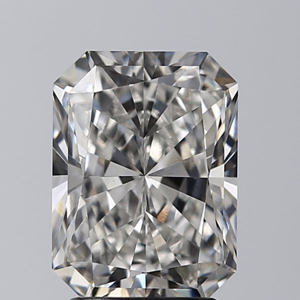 Lab-Grown 2.53 Carat Radiant Cut Diamond color G Clarity VVS2 With GIA Certificate, precious stones, engagement diamonds
