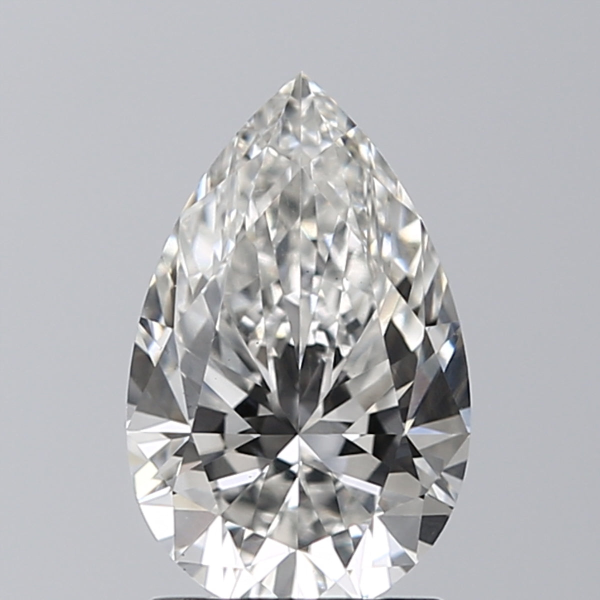 Lab-Grown 1.50 Carat Pear Shape Diamond color G Clarity VVS2 With GIA Certificate, precious stones, engagement diamonds
