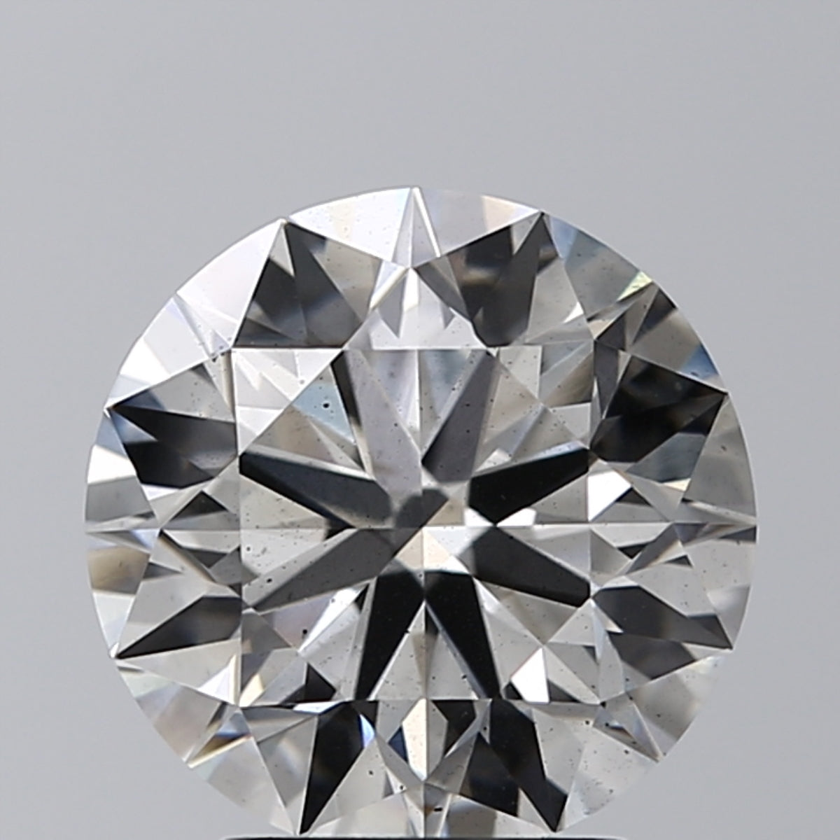 Lab-Grown 2.62 Carat Round Brilliant Diamond color G Clarity SI1, precious stones, engagement diamonds