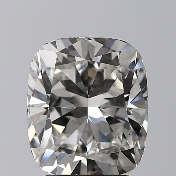 Lab-Grown 2.70 Carat Cushion Modified Brilliant Cut Diamond color H Clarity VS1 With GIA Certificate, precious stones, engagement diamonds