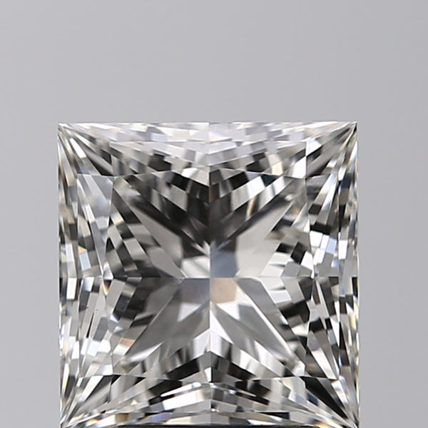 Lab-Grown 3.01 Carat Princess Cut Diamond color H Clarity VS1 With GIA Certificate, precious stones, engagement diamonds