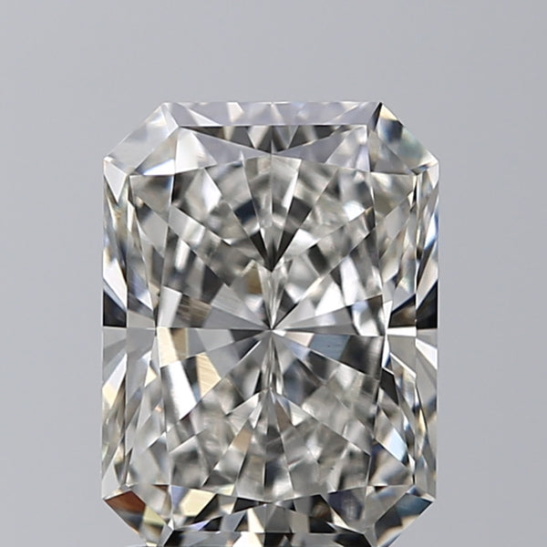 Lab-Grown 2.51 Carat Radiant Cut Diamond color H Clarity VVS2 With GIA Certificate, precious stones, engagement diamonds