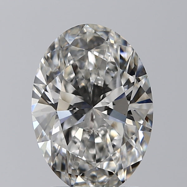 Lab-Grown 2.01 Carat Oval Shape Diamond color G Clarity VVS2 With GIA Certificate, precious stones, engagement diamonds