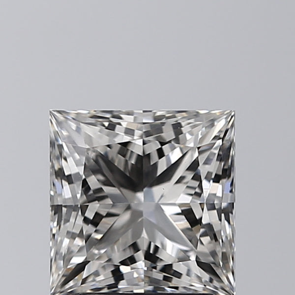 Lab-Grown 2.01 Carat Princess Cut Diamond color G Clarity VS1 With GIA Certificate, precious stones, engagement diamonds