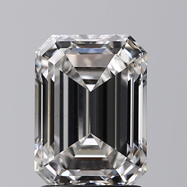 Lab-Grown 2.02 Carat Emerald Cut Diamond color G Clarity VS1 With GIA Certificate, precious stones, engagement diamonds