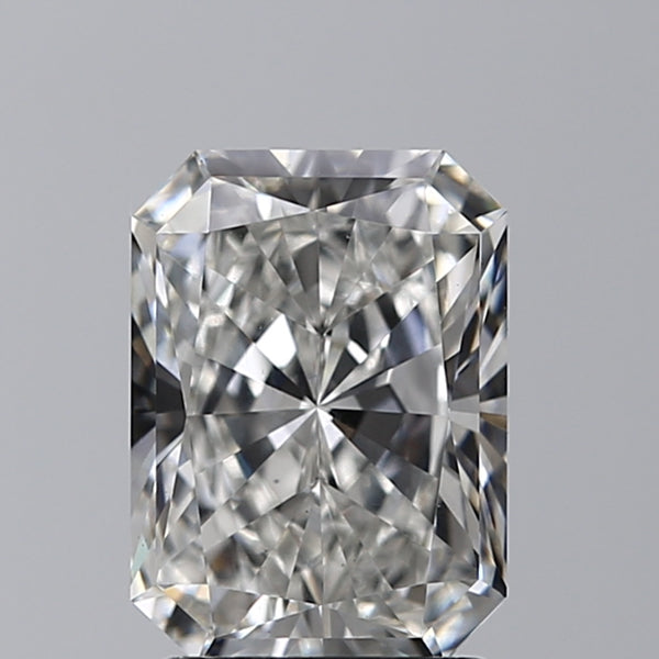Lab-Grown 2.02 Carat Radiant Cut Diamond color G Clarity VS2 With GIA Certificate, precious stones, engagement diamonds
