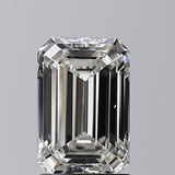 Lab-Grown 1.50 Carat Emerald Cut Diamond color G Clarity VS2 With GIA Certificate, precious stones, engagement diamonds