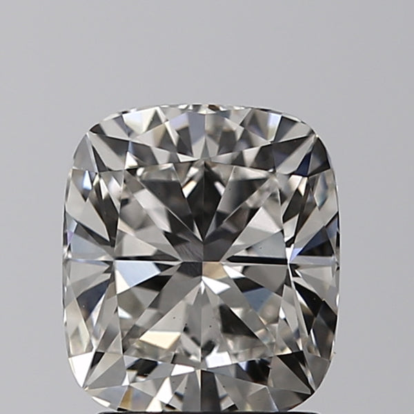 Lab-Grown 1.82 Carat Cushion Modified Brilliant Cut Diamond color G Clarity VS1, precious stones, engagement diamonds