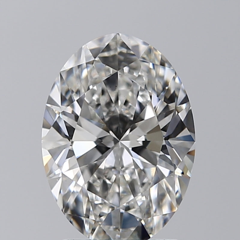 Lab-Grown 2.01 Carat Oval Shape Diamond color F Clarity VS1 With GIA Certificate, precious stones, engagement diamonds