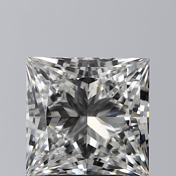 Lab-Grown 2.70 Carat Princess Cut Diamond color G Clarity VVS2 With GIA Certificate, precious stones, engagement diamonds