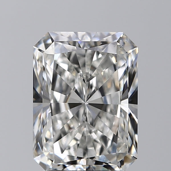 Lab-Grown 2.53 Carat Radiant Cut Diamond color G Clarity VS2 With GIA Certificate, precious stones, engagement diamonds