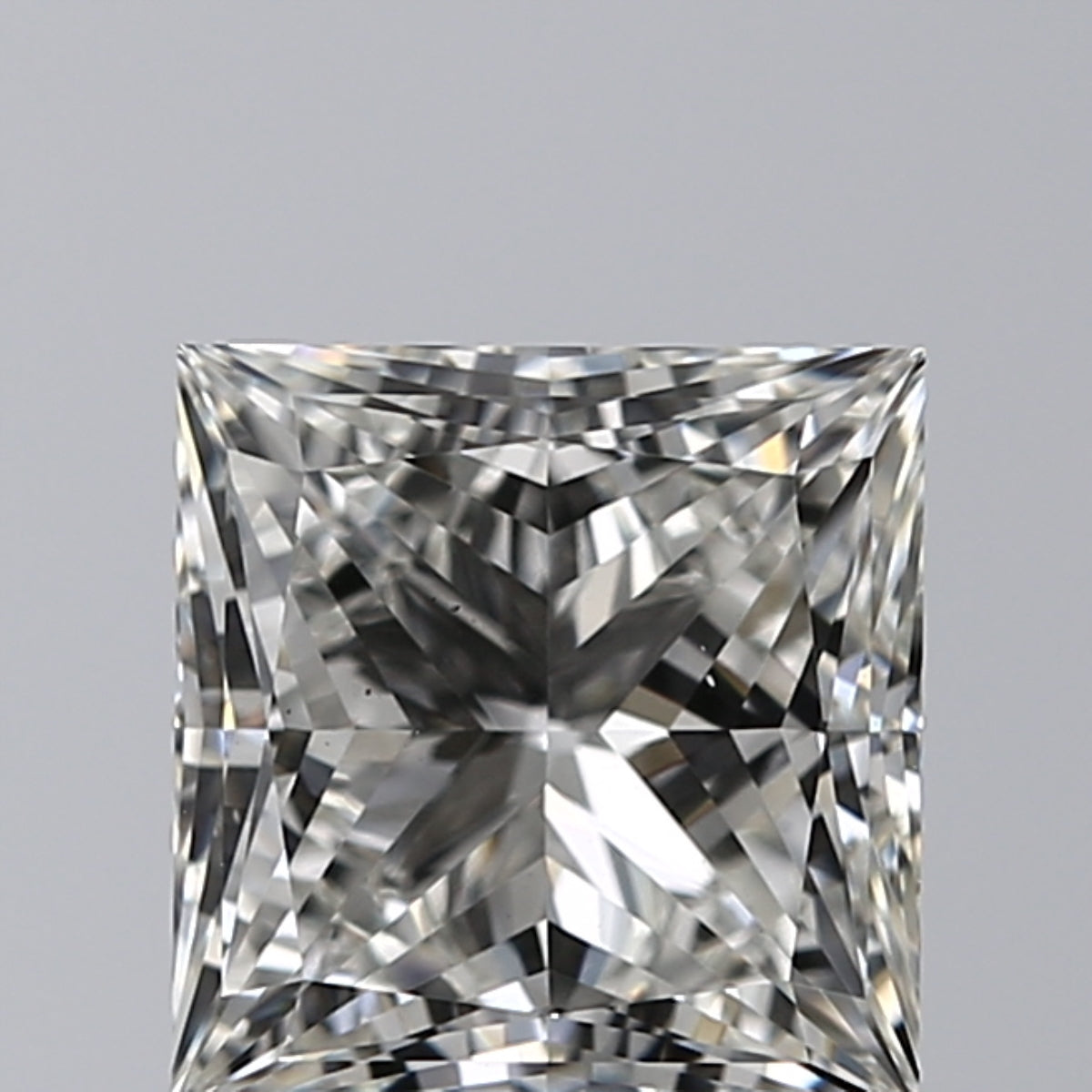 Lab-Grown 2.01 Carat Princess Cut Diamond color H Clarity VS1 With GIA Certificate, precious stones, engagement diamonds