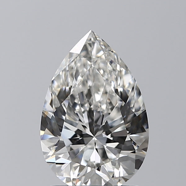 Lab-Grown 1.50 Carat Pear Shape Diamond color G Clarity VVS2 With GIA Certificate, precious stones, engagement diamonds