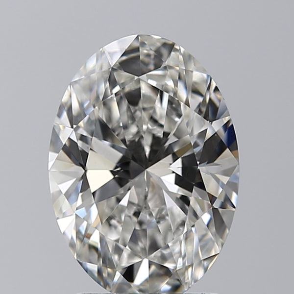 Lab-Grown 2.03 Carat Oval Shape Diamond color G Clarity VS1 With GIA Certificate, precious stones, engagement diamonds
