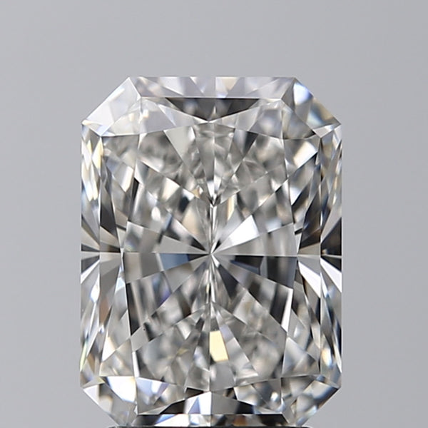 Lab-Grown 2.51 Carat Radiant Cut Diamond color G Clarity VS2 With GIA Certificate, precious stones, engagement diamonds