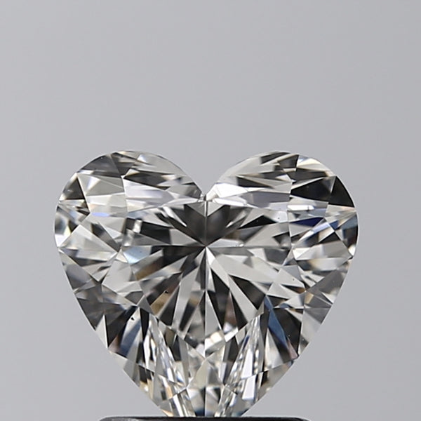 Lab-Grown 1.53 Carat Heart Shape Diamond color G Clarity VS2 With GIA Certificate, precious stones, engagement diamonds