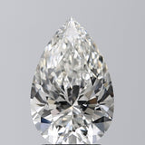 Lab-Grown 2.21 Carat Pear Shape Diamond color H Clarity VS1 With GIA Certificate, precious stones, engagement diamonds