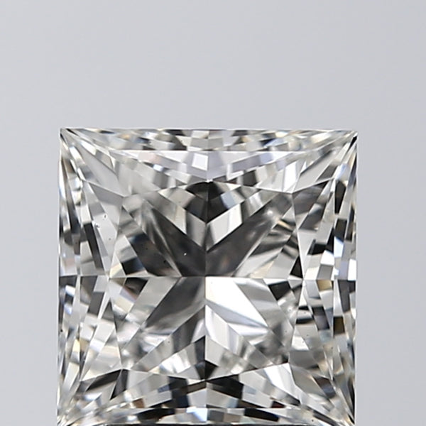 Lab-Grown 2.51 Carat Princess Cut Diamond color H Clarity VS1 With GIA Certificate, precious stones, engagement diamonds