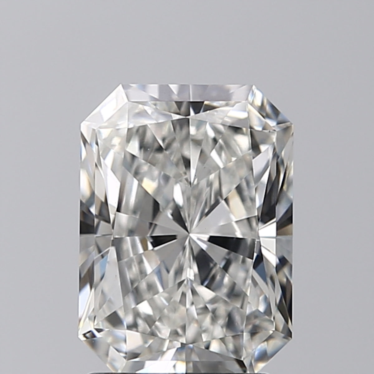 Lab-Grown 2.01 Carat Radiant Cut Diamond color G Clarity VVS2 With GIA Certificate, precious stones, engagement diamonds