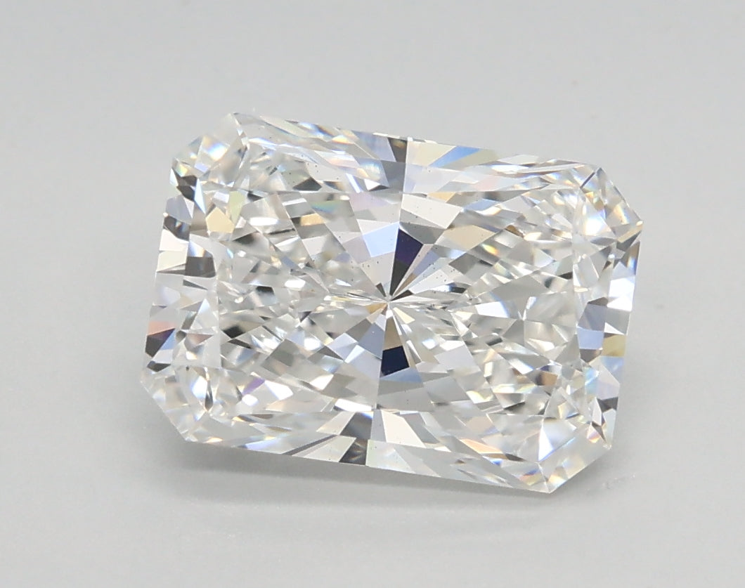 Lab-Grown 1.51 Carat Radiant Cut Diamond color G Clarity VVS2 With GIA Certificate, precious stones, engagement diamonds