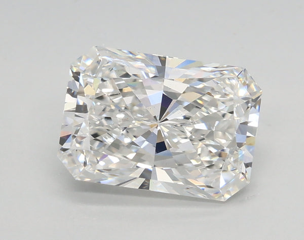 Lab-Grown 1.51 Carat Radiant Cut Diamond color G Clarity VVS2 With GIA Certificate, precious stones, engagement diamonds