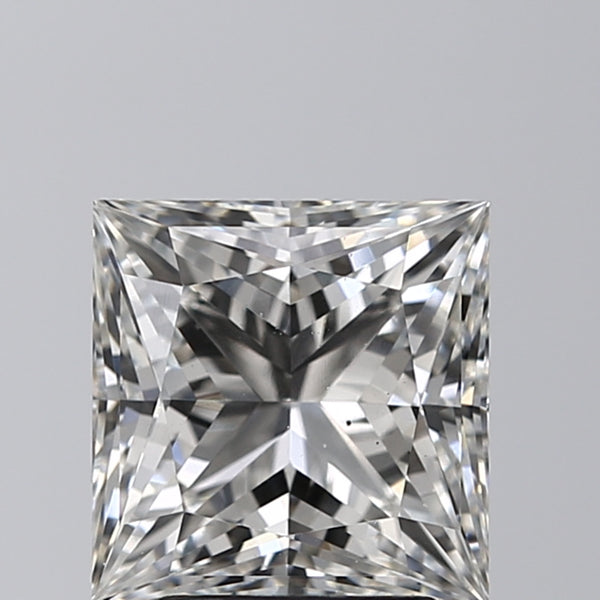 Lab-Grown 2.71 Carat Princess Cut Diamond color G Clarity VS1 With GIA Certificate, precious stones, engagement diamonds