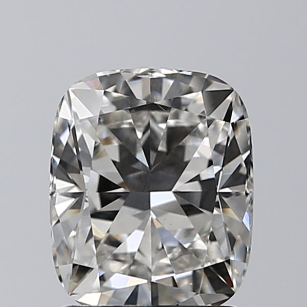 Lab-Grown 1.52 Carat Cushion Modified Brilliant Cut Diamond color G Clarity VVS2 With GIA Certificate, precious stones, engagement diamonds