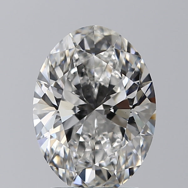 Lab-Grown 2.02 Carat Oval Shape Diamond color F Clarity VS1 With GIA Certificate, precious stones, engagement diamonds