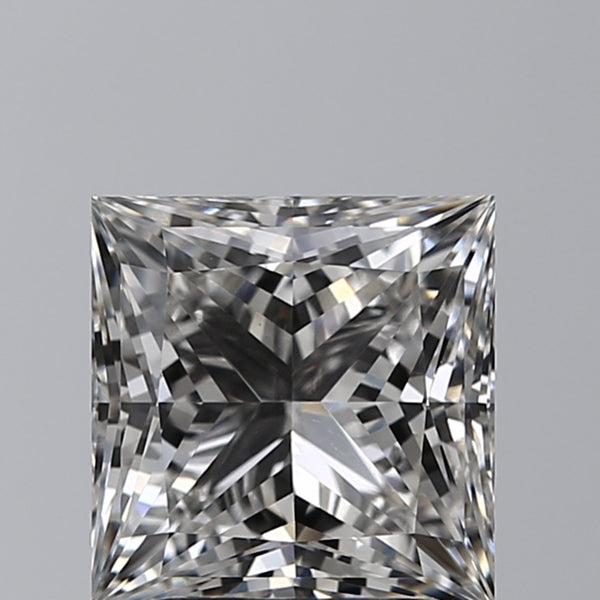 Lab-Grown 2.50 Carat Princess Cut Diamond color G Clarity VVS2 With GIA Certificate, precious stones, engagement diamonds