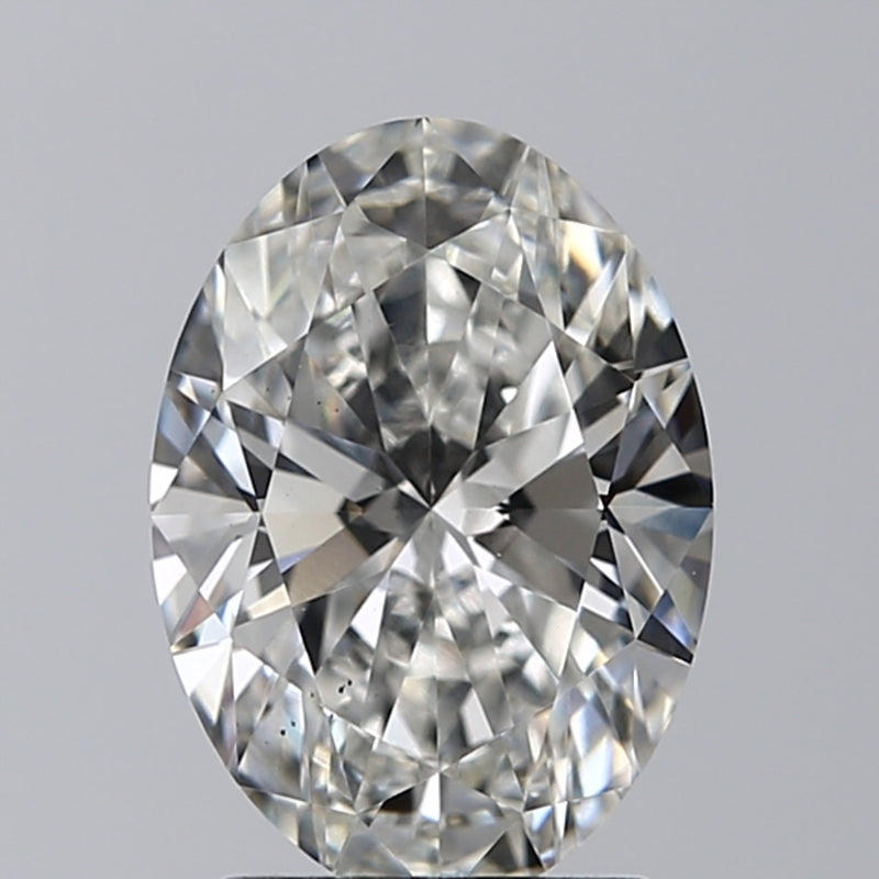 Lab-Grown 2.01 Carat Oval Shape Diamond color G Clarity VS2 With GIA Certificate, precious stones, engagement diamonds