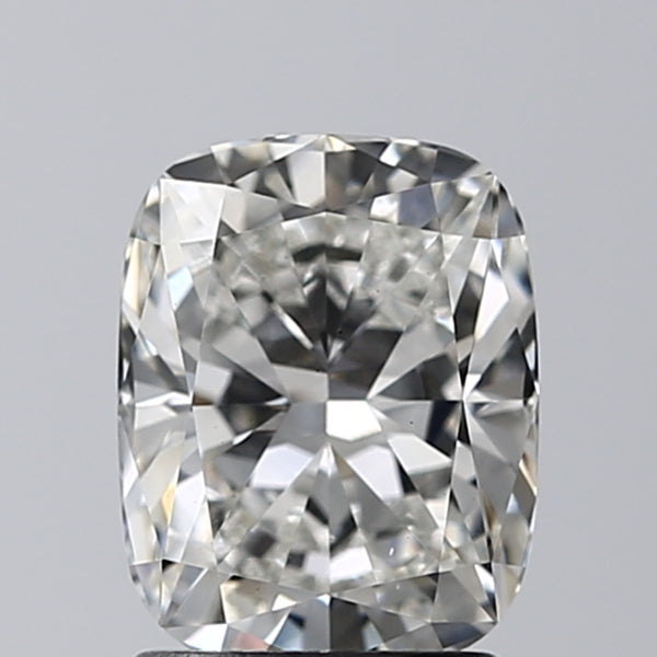 Lab-Grown 1.70 Carat Cushion Modified Brilliant Cut Diamond color G Clarity VS1 With GIA Certificate, precious stones, engagement diamonds