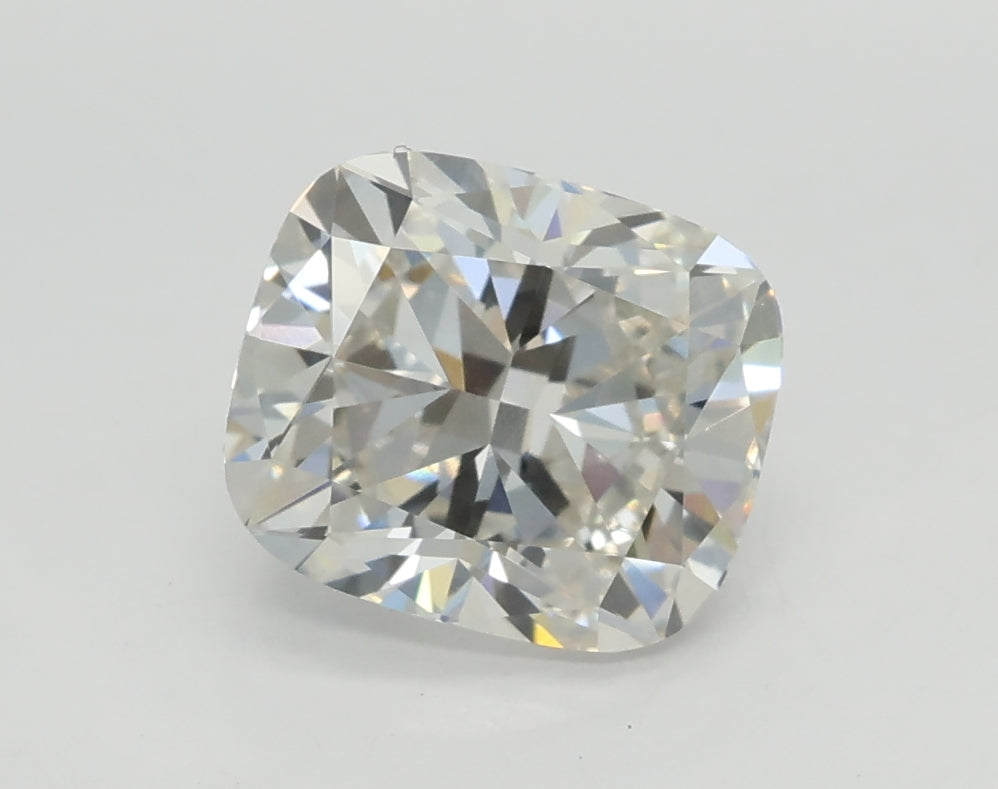 Lab-Grown 2.60 Carat Cushion Modified Brilliant Cut Diamond color G Clarity VS2 With GIA Certificate, precious stones, engagement diamonds
