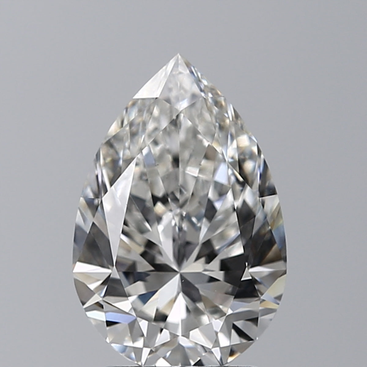Lab-Grown 2.41 Carat Pear Shape Diamond color G Clarity VS1 With GIA Certificate, precious stones, engagement diamonds