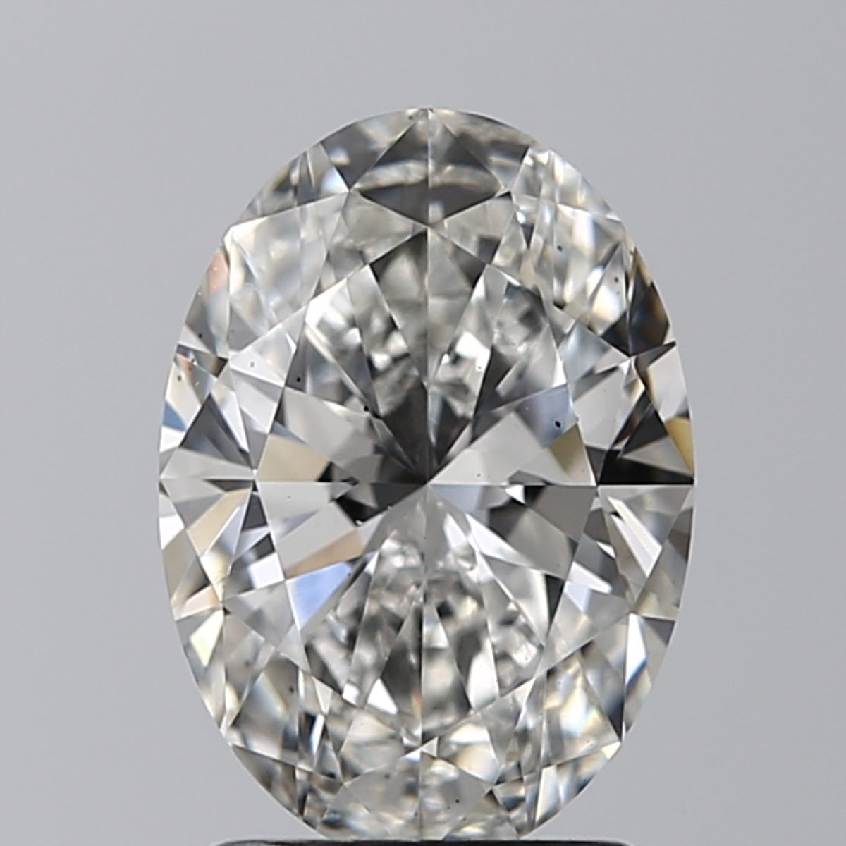 Lab-Grown 2.01 Carat Oval Shape Diamond color G Clarity VS2 With GIA Certificate, precious stones, engagement diamonds