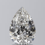 Lab-Grown 1.51 Carat Pear Shape Diamond color G Clarity VVS2 With GIA Certificate, precious stones, engagement diamonds