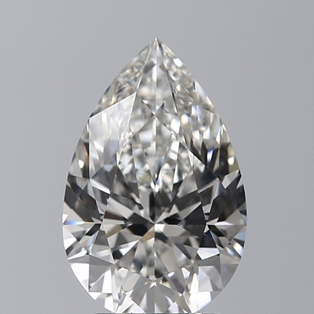 Lab-Grown 2.51 Carat Pear Shape Diamond color G Clarity VS1 With GIA Certificate, precious stones, engagement diamonds