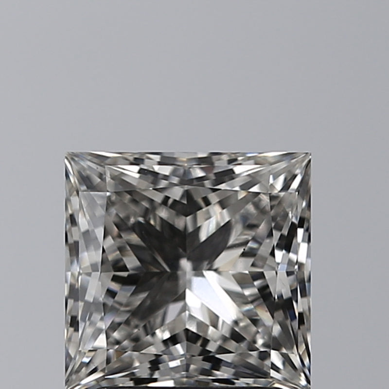 Lab-Grown 2.03 Carat Princess Cut Diamond color G Clarity VS2, precious stones, engagement diamonds