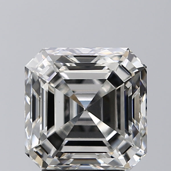 Lab-Grown 3.01 Carat Asscher Cut Diamond color H Clarity VS1 With GIA Certificate, precious stones, engagement diamonds