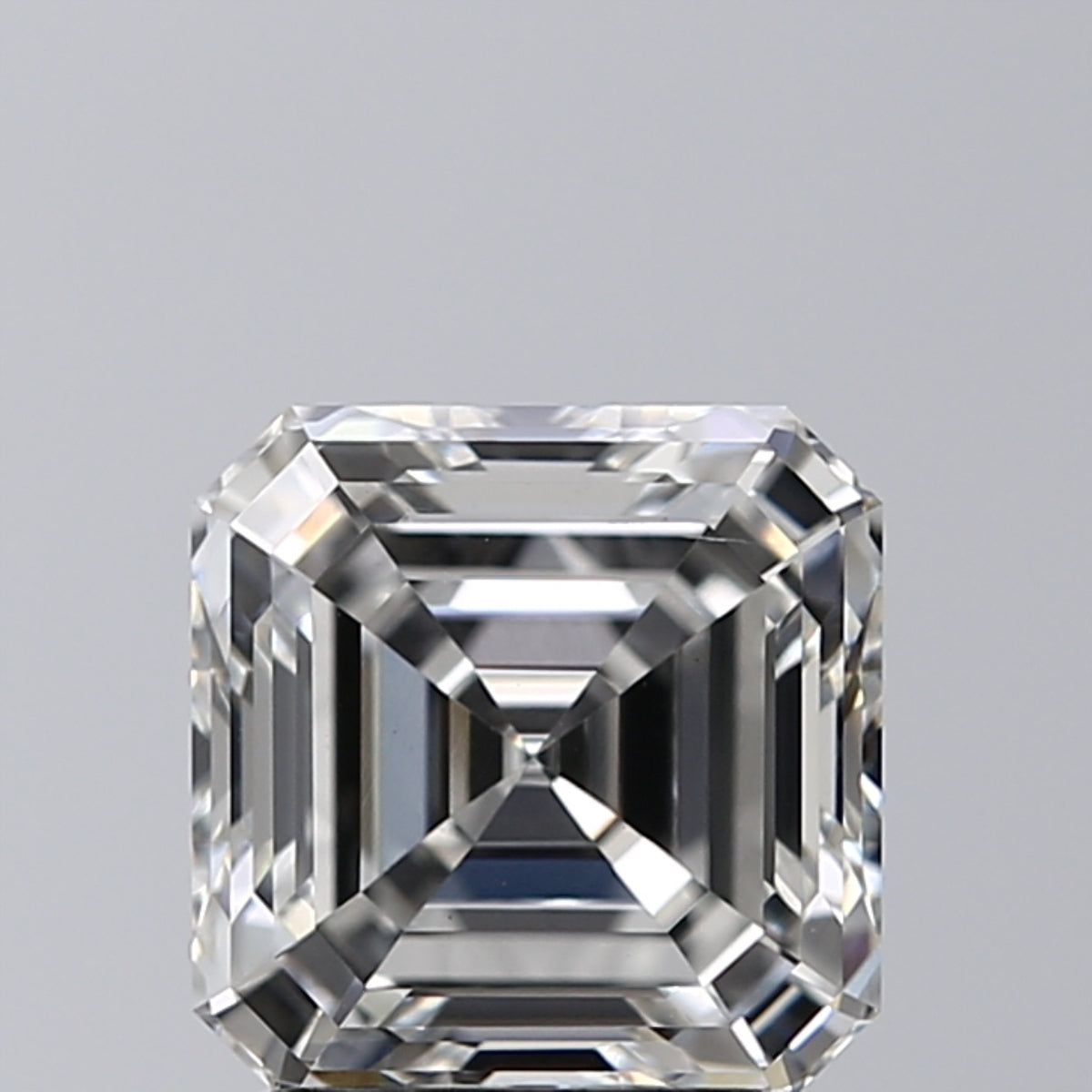 Lab-Grown 2.01 Carat Asscher Cut Diamond color G Clarity VS1 With GIA Certificate, precious stones, engagement diamonds