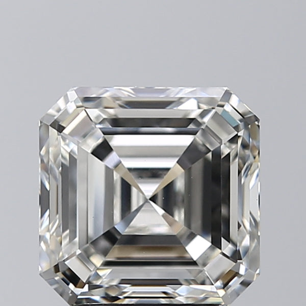 Lab-Grown 3.01 Carat Asscher Cut Diamond color H Clarity VVS2 With GIA Certificate, precious stones, engagement diamonds