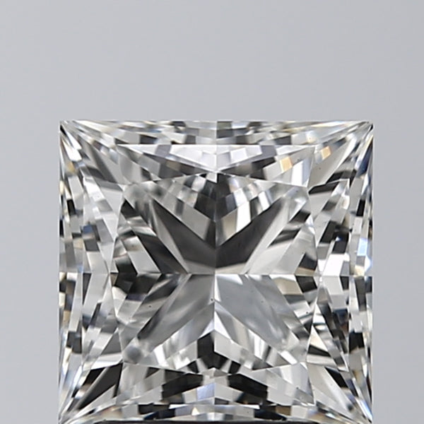 Lab-Grown 2.44 Carat Princess Cut Diamond color G Clarity VS1 With GIA Certificate, precious stones, engagement diamonds
