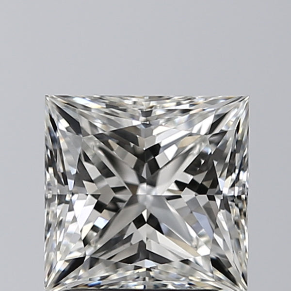 Lab-Grown 2.01 Carat Princess Cut Diamond color H Clarity VS1 With GIA Certificate, precious stones, engagement diamonds